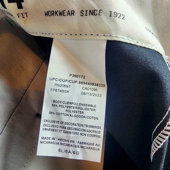 DICKIES 874 Original Fit Work Pants High Rise Size 6 Long - Picture 5 of 9